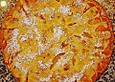 K&auml;sekuchen mit Aprikosen auf italienische Art