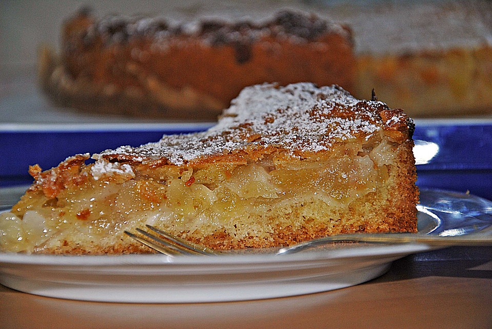 Apfelkuchen mit Mandelguss (Rezept mit Bild) von mickyjenny | Chefkoch.de