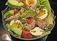 Avocado - Eier - Salat mit Putenstreifen