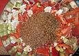 Salat mit Emmer (Zweikorn)