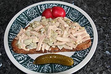 Töginger Fleischsalat, mit selbstgemachter Mayonnaise