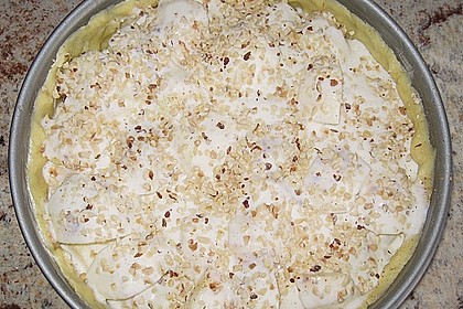 Apfelkuchen mit Sahneguss 1