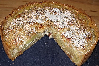 Apfelkuchen mit Sahneguss 2