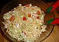 Feuriger Spaghettisalat