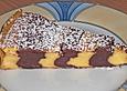 Gestreifter Schoko - K&auml;sekuchen