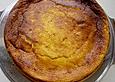 K&auml;sekuchen mit Birnen