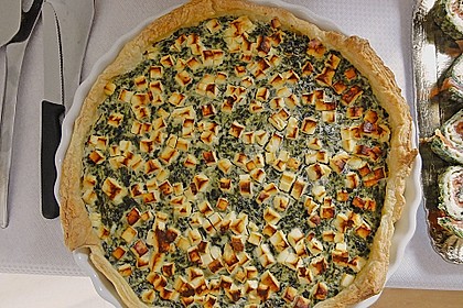 Spinatquiche mit Magerquark 3