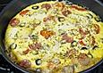 T&ouml;ginger Pizza - Eierkuchen
