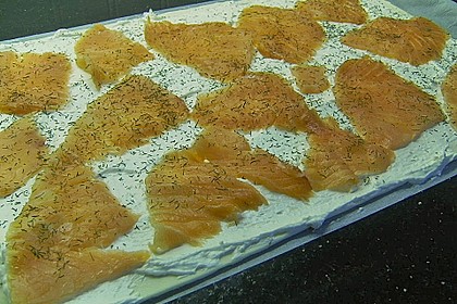 Bl&auml;tterteig - Lachs - Schnecken 17