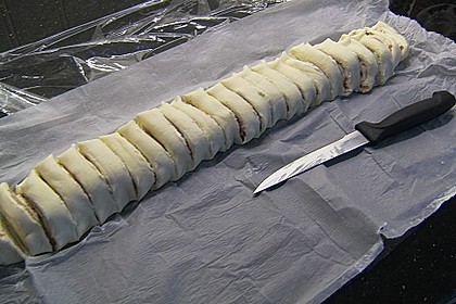 Bl&auml;tterteig - Lachs - Schnecken 27