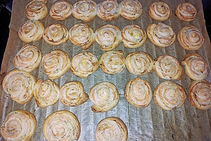 Bl&auml;tterteig - Lachs - Schnecken 29