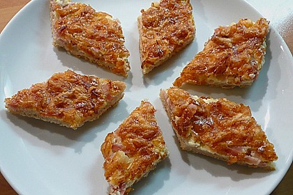Herzhafte Schinkenrhomben