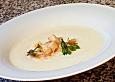 Sellerieschaumsuppe mit Cro&ucirc;tons