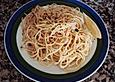Spaghetti mit Krebsfleisch