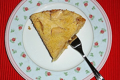 Apfelkuchen mit Rührteig und Streuseln 4