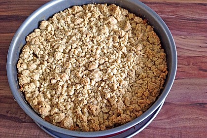 Apfelkuchen mit Rührteig und Streuseln 1