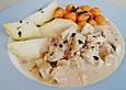 Putengulasch mit Martinisauce