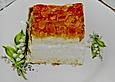 Bienenstich mit Orangen - Sahne - Creme