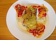 Zanderfilet mit Kartoffelkruste in Rieslingsahne