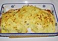 Kasselerbraten mit einer Kartoffelk&auml;sekruste