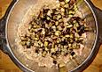 Frikadellen mit Aubergine und Ziegenk&auml;se