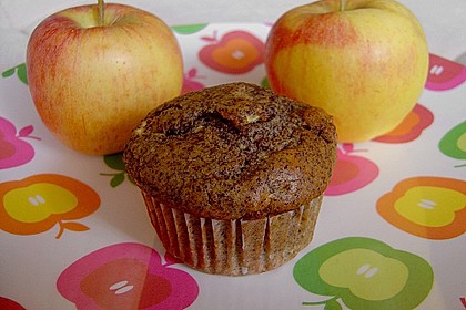 Apfel - Mohn - Muffins 1