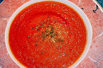 Feurige Apfel - Tomaten - Suppe 4