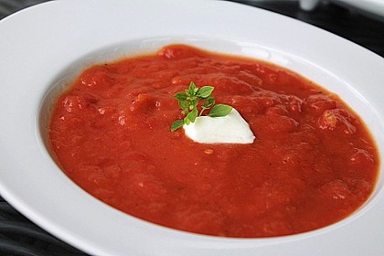 Feurige Apfel - Tomaten - Suppe 1