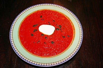 Feurige Apfel - Tomaten - Suppe 3