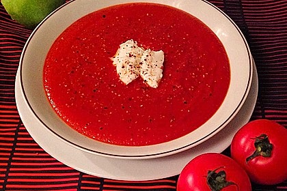 Feurige Apfel - Tomaten - Suppe 2