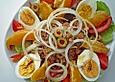 Orangensalat mit Thunfisch