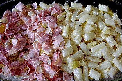 Kartoffelauflauf mit Spargel 4