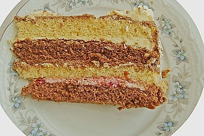 Alte schlesische Pudding - Buttercreme - Torte 1