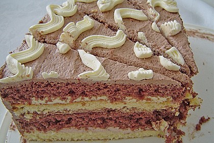 Alte schlesische Pudding - Buttercreme - Torte 6
