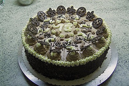 Alte schlesische Pudding - Buttercreme - Torte 8
