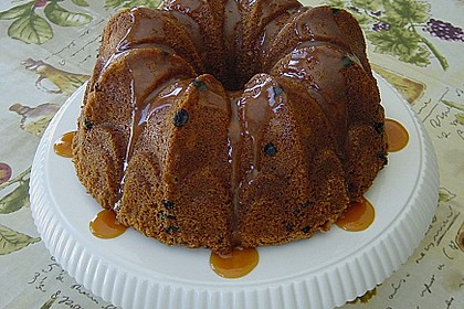 Buttermilchkuchen mit Karamellsauce 3
