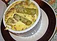 Flan von gr&uuml;nem Spargel mit Parmesan