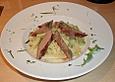 Tr&uuml;ffel - Safran - Bandnudeln mit Lammlachse und gr&uuml;nem Spargel