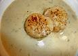 Fenchelsamtsuppe mit Jakobsmuscheln