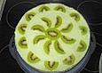 Philadelphiatorte mit Kiwi