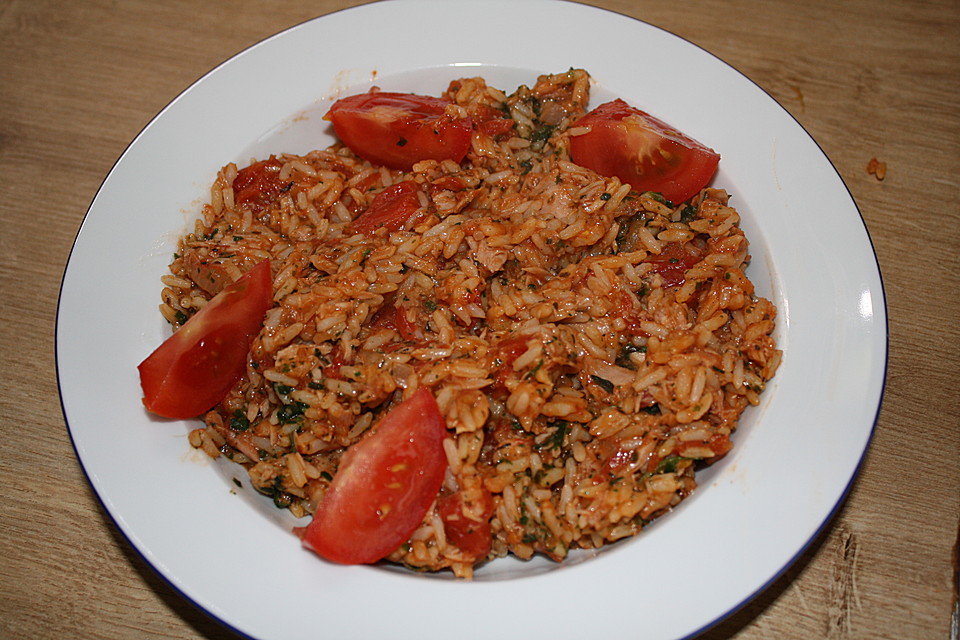 Thunfisch - Tomaten - Reis - Pfanne (Rezept mit Bild) | Chefkoch.de