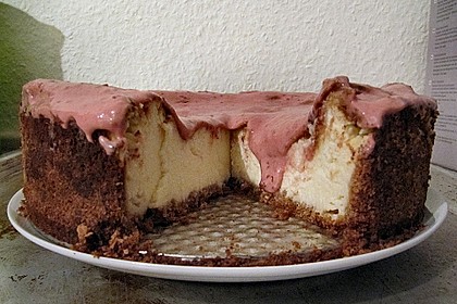 American Cheesecake mit Sahne - Fr&uuml;chte - Topping 3
