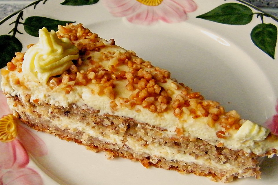 Vanille - Krokant - Torte (Rezept mit Bild) von CherAndi | Chefkoch.de