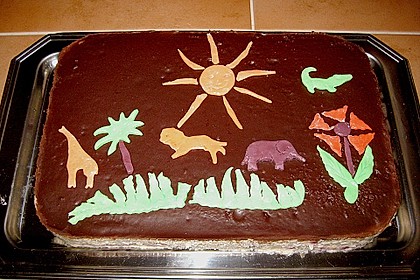 Schoko - Grieß - Sahne - Kokos - Kuchen 5