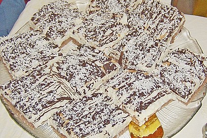 Schoko - Grieß - Sahne - Kokos - Kuchen 4