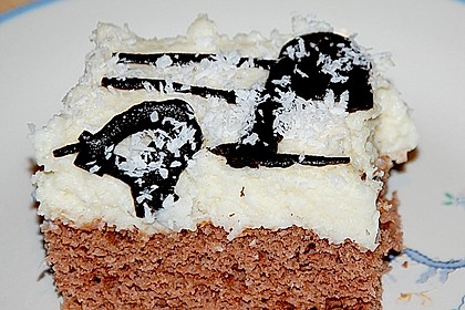 Schoko - Grieß - Sahne - Kokos - Kuchen 2