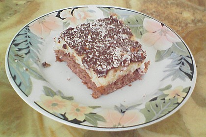 Schoko - Grieß - Sahne - Kokos - Kuchen 16