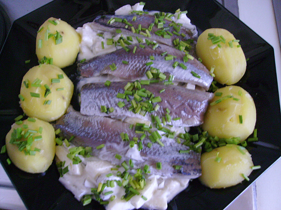 Matjesfilet in Schmand (Rezept mit Bild) von Hans60 | Chefkoch.de