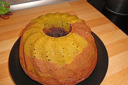Marmorierter Matcha-Tee - Schokoladenkuchen 8