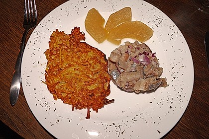 Riefkoken mit Matjes-Salat 1